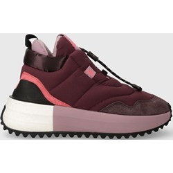 Buty sportowe damskie Adidas sneakersy czerwone na wiosnę na platformie  - zdjęcie produktu