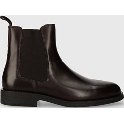 Buty zimowe męskie Gant na zimę bez zapięcia ze skóry eleganckie  - zdjęcie produktu