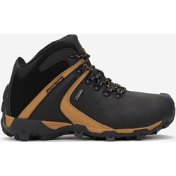 Buty trekkingowe męskie Born2be ze skóry ekologicznej sportowe  - zdjęcie produktu