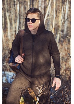 Bluza męska z wełny jaka Mongolian wool & cashmere - kod rabatowy