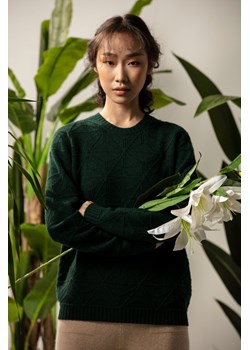 Sweter z wełny jaka Mongolian wool & cashmere - kod rabatowy