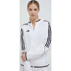 Kurtka damska Adidas Performance sportowa biała krótka  - zdjęcie produktu