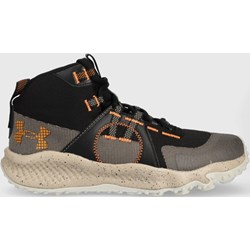 Buty trekkingowe męskie Under Armour czarne sportowe na zimę wiązane  - zdjęcie produktu