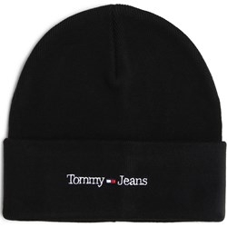 Czarna czapka zimowa damska Tommy Jeans  - zdjęcie produktu