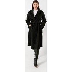 Płaszcz damski czarny Molton elegancki  - zdjęcie produktu