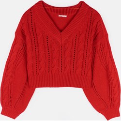 Sweter damski Gate z dekoltem w serek  - zdjęcie produktu
