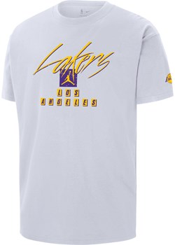 T-shirt męski Jordan NBA Max90 Los Angeles Lakers Courtside Statement Edition - Jordan Nike poland - kod rabatowy