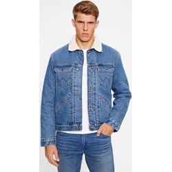 Niebieska kurtka męska Wrangler młodzieżowa jeansowa  - zdjęcie produktu