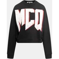 Bluza damska McQ Alexander McQueen młodzieżowa czarna na jesień  - zdjęcie produktu