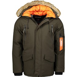 Parka Geographical Norway zielona casual  - zdjęcie produktu