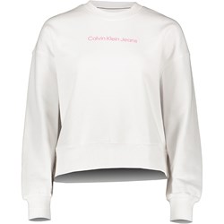Bluza damska biała Calvin Klein krótka  - zdjęcie produktu