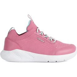 Buty sportowe dziecięce Geox różowe sznurowane  - zdjęcie produktu