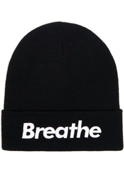 Cropp - Czarna czapka beanie z napisem - czarny Cropp Cropp - kod rabatowy