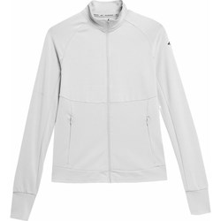 Bluza damska biała 4F casual krótka na jesień  - zdjęcie produktu