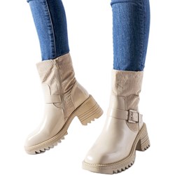Botki casual na obcasie  - zdjęcie produktu