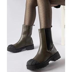 Botki casual płaskie bez zapięcia  - zdjęcie produktu