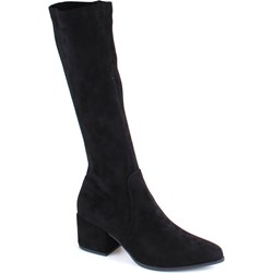 Kozaki damskie Sergio Leone eleganckie jesienne z zamszu  - zdjęcie produktu