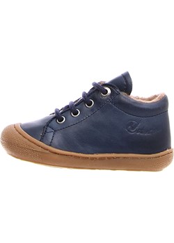 Skórzane buty "Cocoon" w kolorze granatowym do nauki chodzenia Naturino Limango Polska - kod rabatowy