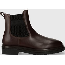 Buty zimowe męskie Gant bez zapięcia brązowe  - zdjęcie produktu