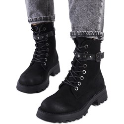 Workery damskie casual płaskie na zamek  - zdjęcie produktu