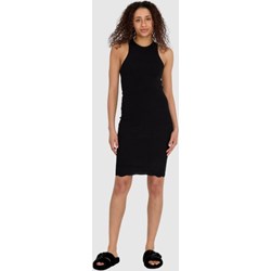 Czarna sukienka Guess z okrągłym dekoltem bez rękawów mini na spacer  - zdjęcie produktu