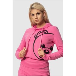 Bluza damska Moschino różowa krótka  - zdjęcie produktu