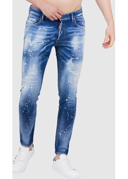 DSQUARED2 Niebieskie jeansy męskie super twinky jean, Rozmiar 46 Dsquared2 okazja outfit.pl - kod rabatowy