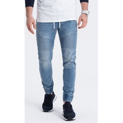 Niebieskie jeansy męskie Ombre  - zdjęcie produktu