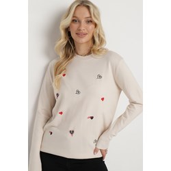Sweter damski Born2be z okrągłym dekoltem  - zdjęcie produktu