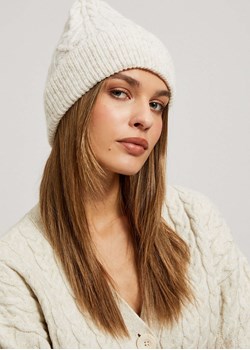 Czapka z ozdobnym splotem Moodo.pl - kod rabatowy