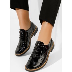 Półbuty damskie Zapatos casualowe sznurowane na wiosnę  - zdjęcie produktu