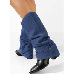 Kozaki damskie wielokolorowe Zapatos z cholewką przed kolano  - zdjęcie produktu