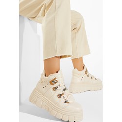 Buty sportowe damskie Zapatos sneakersy na platformie sznurowane  - zdjęcie produktu