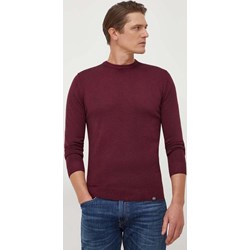 Sweter męski czerwony Colmar z wełny  - zdjęcie produktu