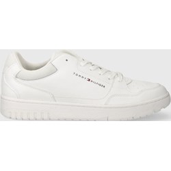 Buty sportowe męskie białe Tommy Hilfiger na wiosnę sznurowane  - zdjęcie produktu