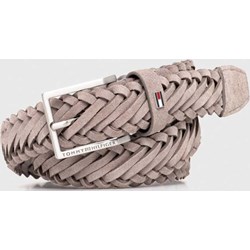Pasek Tommy Hilfiger szary  - zdjęcie produktu