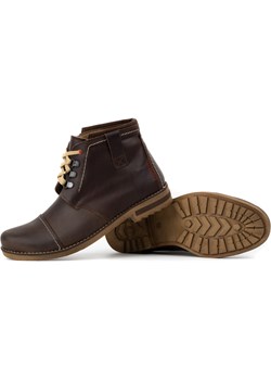 Zimowe Buty Męskie Śniegowce 120 Brązowe Buty Olivier okazyjna cena butyolivier - kod rabatowy