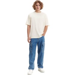 Jeansy męskie niebieskie Cropp casual bawełniane  - zdjęcie produktu
