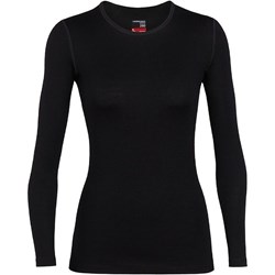 Bluzka damska Icebreaker czarna casual  - zdjęcie produktu
