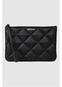 EMPORIO ARMANI Czarna pikowana saszetka damska Emporio Armani wyprzedaż outfit.pl - kod rabatowy