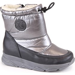 Buty zimowe dziecięce Kornecki srebrne jesienne śniegowce  - zdjęcie produktu