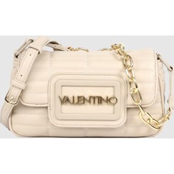 Kopertówka Valentino By Mario beżowa na ramię elegancka matowa  - zdjęcie produktu