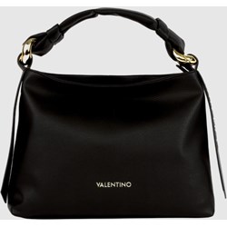 Shopper bag czarna Valentino By Mario elegancka matowa  - zdjęcie produktu