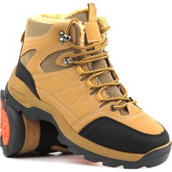 Brązowe buty trekkingowe męskie Potocki sportowe  - zdjęcie produktu