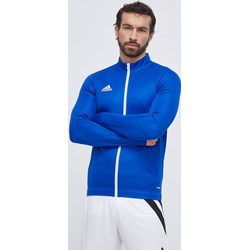 Bluza męska niebieska Adidas Performance w sportowym stylu  - zdjęcie produktu