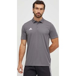 T-shirt męski Adidas Performance sportowy szary  - zdjęcie produktu