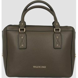 Shopper bag Valentino By Mario do ręki zielona duża matowa  - zdjęcie produktu