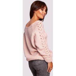 Sweter damski BeWear z okrągłym dekoltem  - zdjęcie produktu