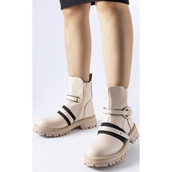 Botki Gemre na wiosnę eleganckie z tworzywa sztucznego  - zdjęcie produktu