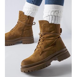 Workery damskie Gemre casual sznurowane płaskie  - zdjęcie produktu